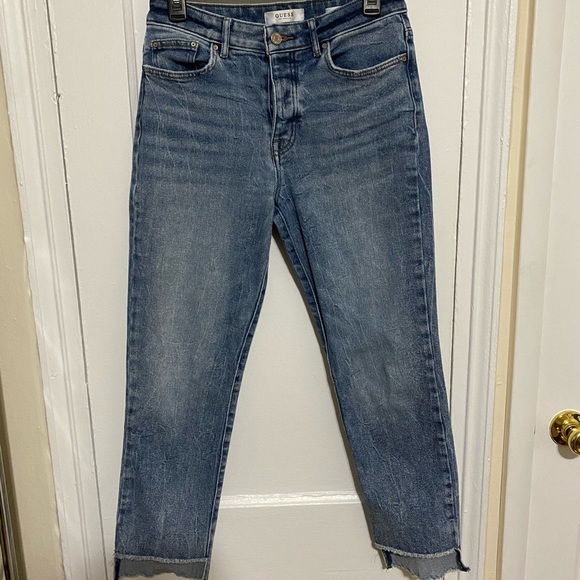Like-New Button Up High Rise Guess Jeans - Picture 2 of 7